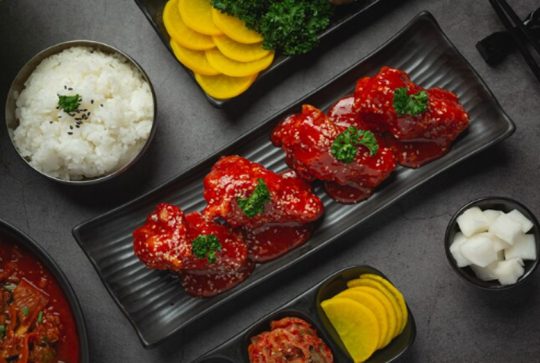 SPICY GARLIC HONEY CHICKEN